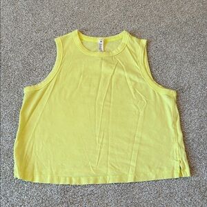 lululemon bright yellow tank